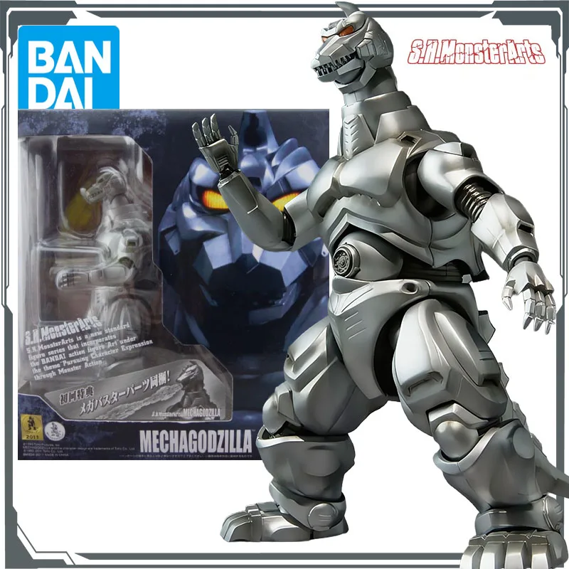 

Bandai Original S.H.MonsterArts UX-02-93 Mechagodzilla 16 см аниме фигурки игрушки для мальчиков Рождественский подарок Коллекционная модель