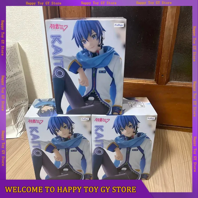 

FuRyu Hatsune Miku Series Noodle Stopper Action Figure KAITO PVC Anime Action Figures Model Statue Collection Series Toys Gifts