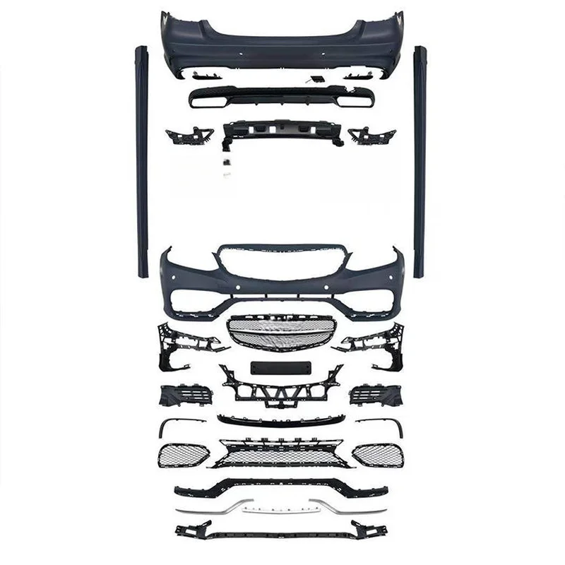 High Quality E63 Style Full Body Kit Precise OEM Fitment Auto Exterior Upgrade Accessories Fit For Mercedes Benz E-Class W212 LC