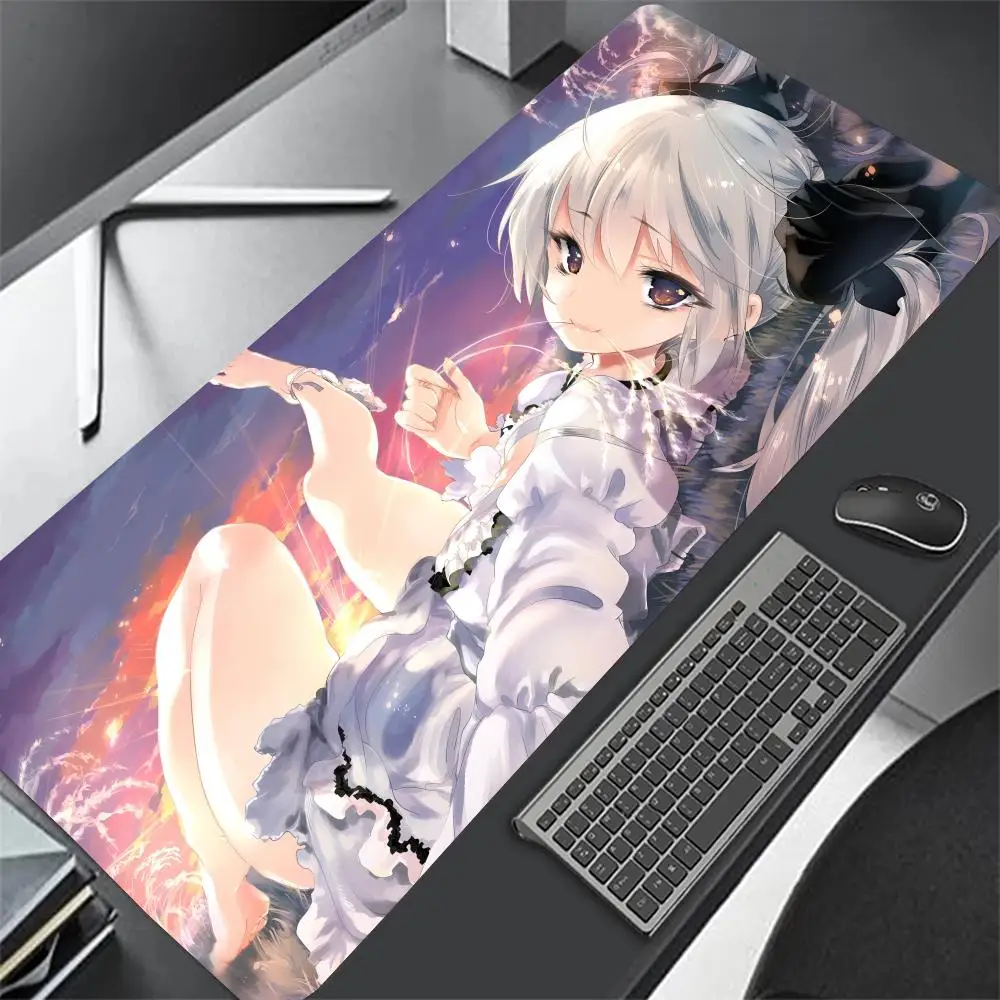 Anime Yosuga No Sora Kasugano Sora Mousepad Large Gaming Mouse Pad LockEdge Thickened Computer Keyboard Table Desk Mat