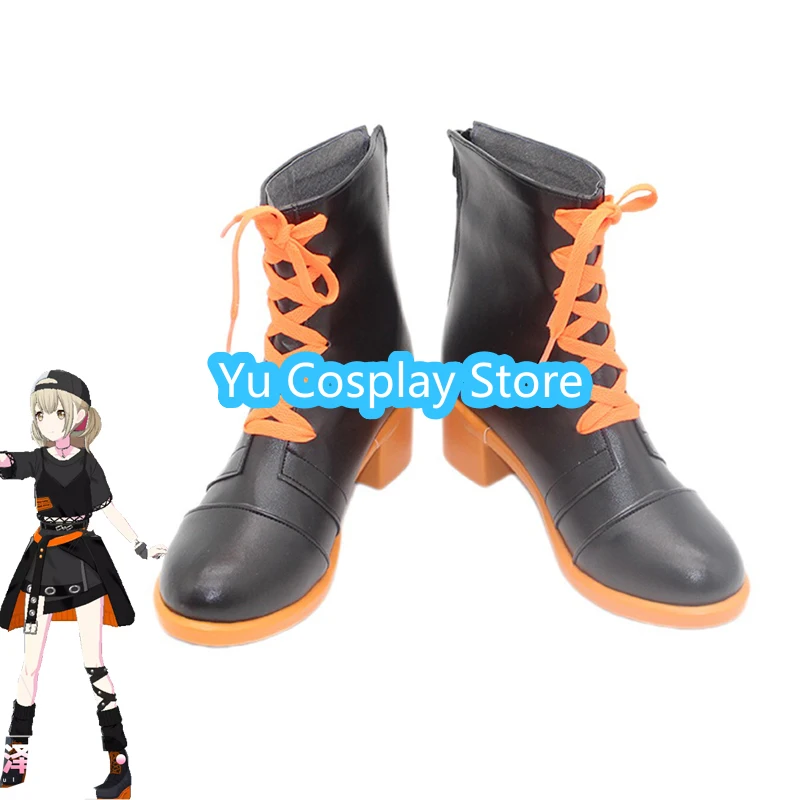 Azusawa Kohane Cosplay Shoes Halloween Carnival Boots PU Shoes Project Sekai Cosplay Props Custom Made