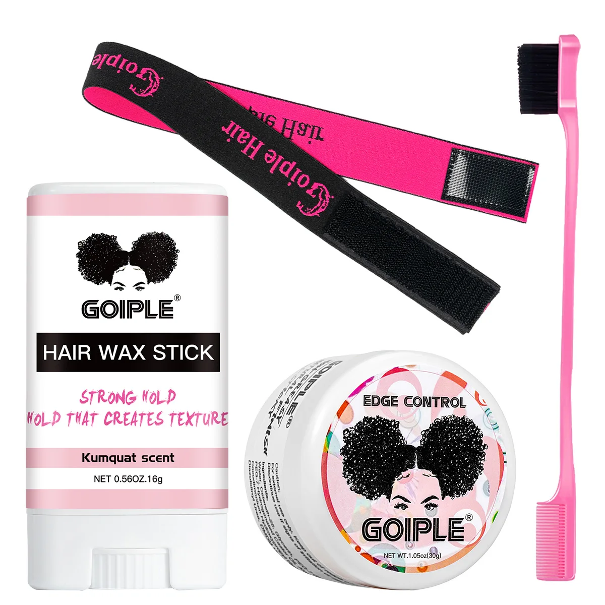 GOIPLE Hair Wax Stick Broken Frizz Fixed Solid Wax Fluffy Flyaway Controlling Edge Control Gel Hairline Styling for Kid & Women
