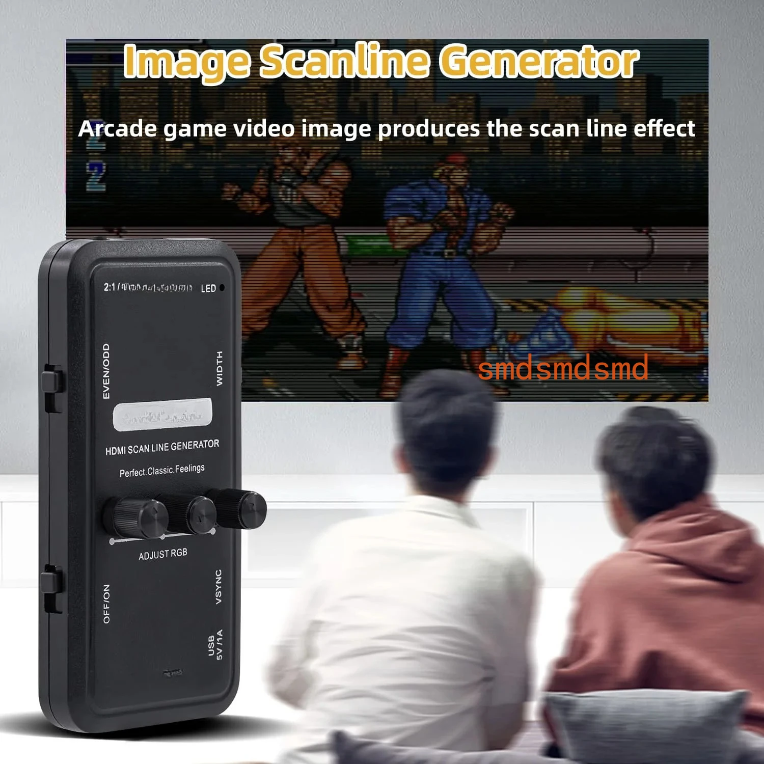 الماسح الضوئي لمولد المسح الضوئي المتوافق مع HDMI للألعاب الرجعية / اللاعبين / MAME / المحاكيات / الممرات للتبديل / xbox 360 / PS4