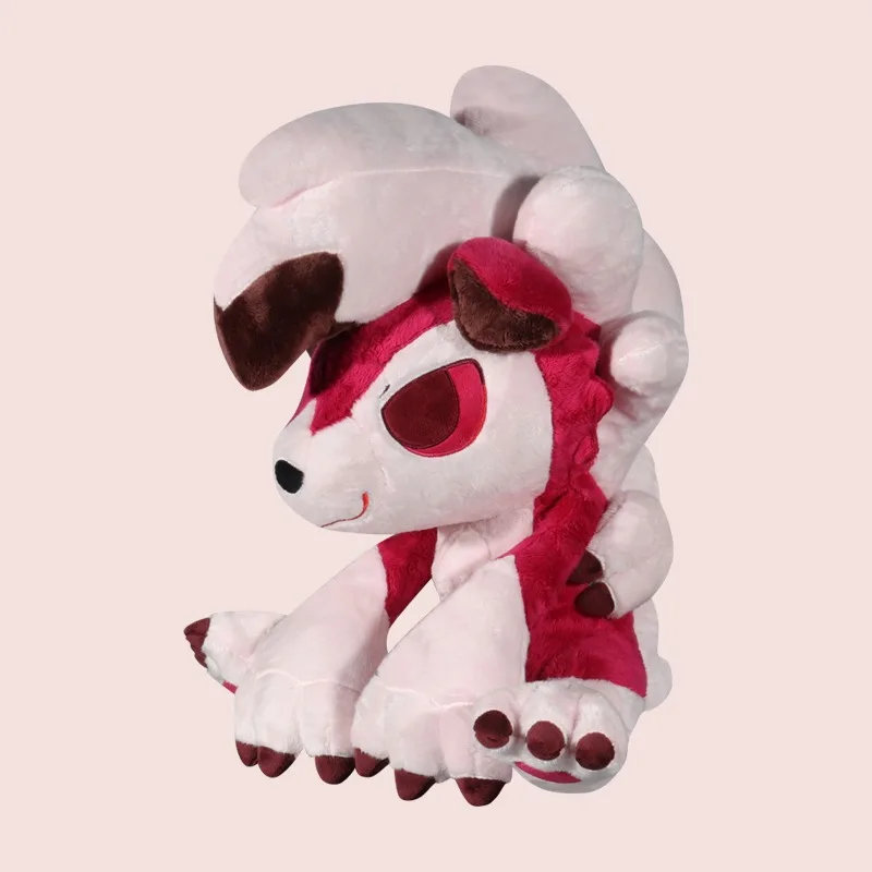 45cm Big Size Lycanroc Pokemon Anime Plush Stuffed Doll Kawaii Room Decoration Plushies Children's Pillow Ornaments Holiday Gift