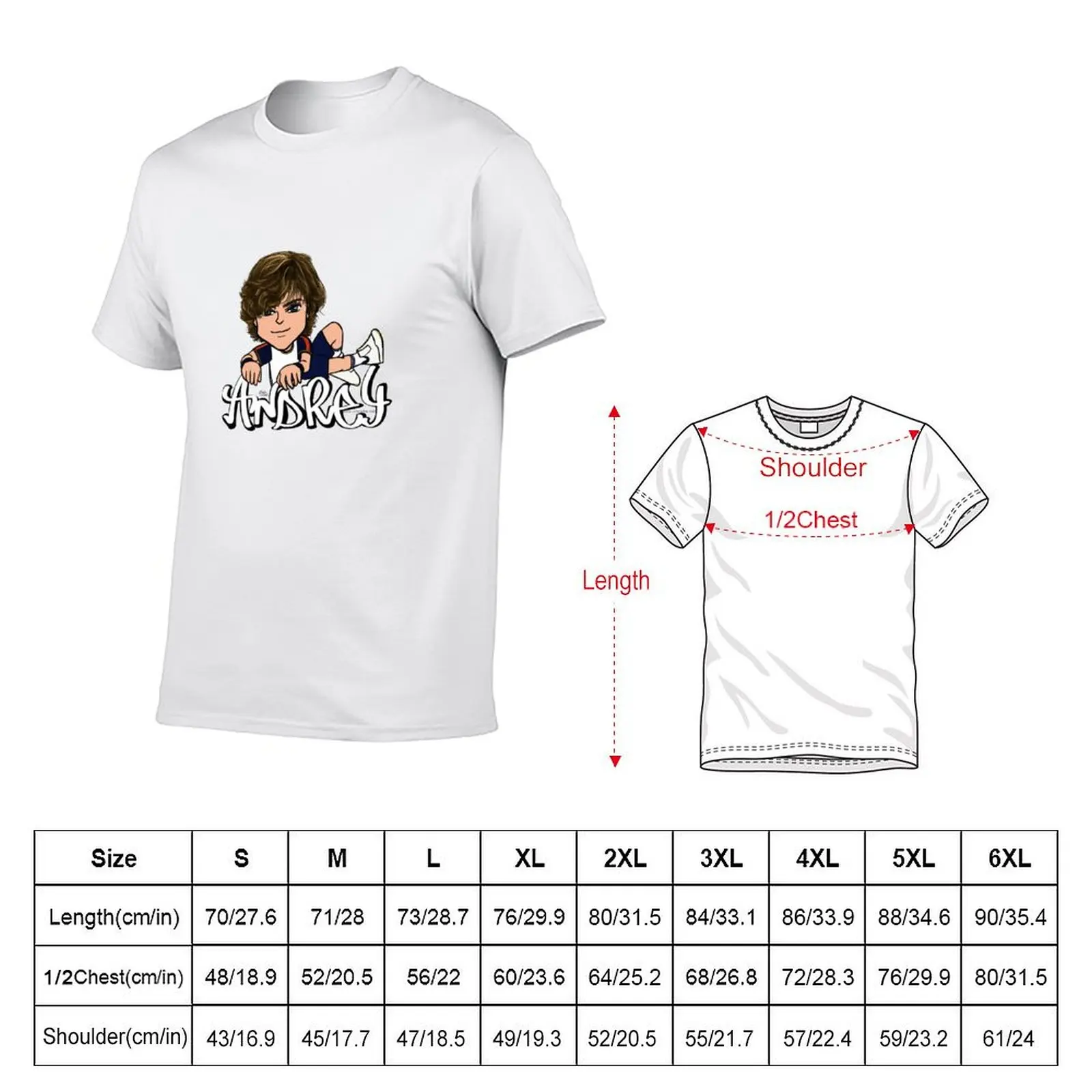Andrey Rublev T-Shirt t shirts designer essential t shirt
