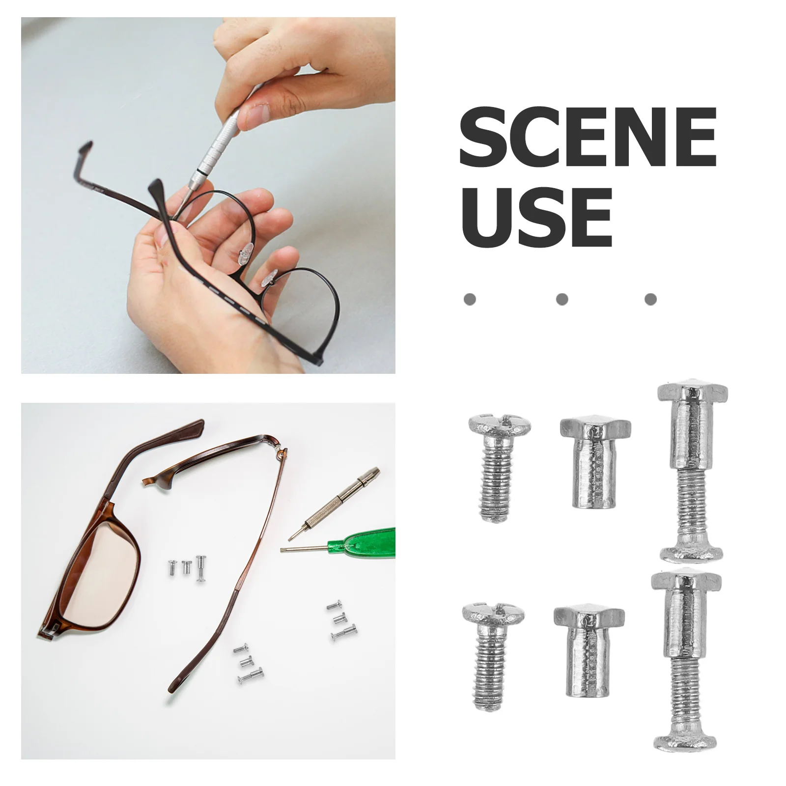 Precision Screwdriver Set for Eyeglass Repair Tools Small Flat Head Kit Includes Case Glasses