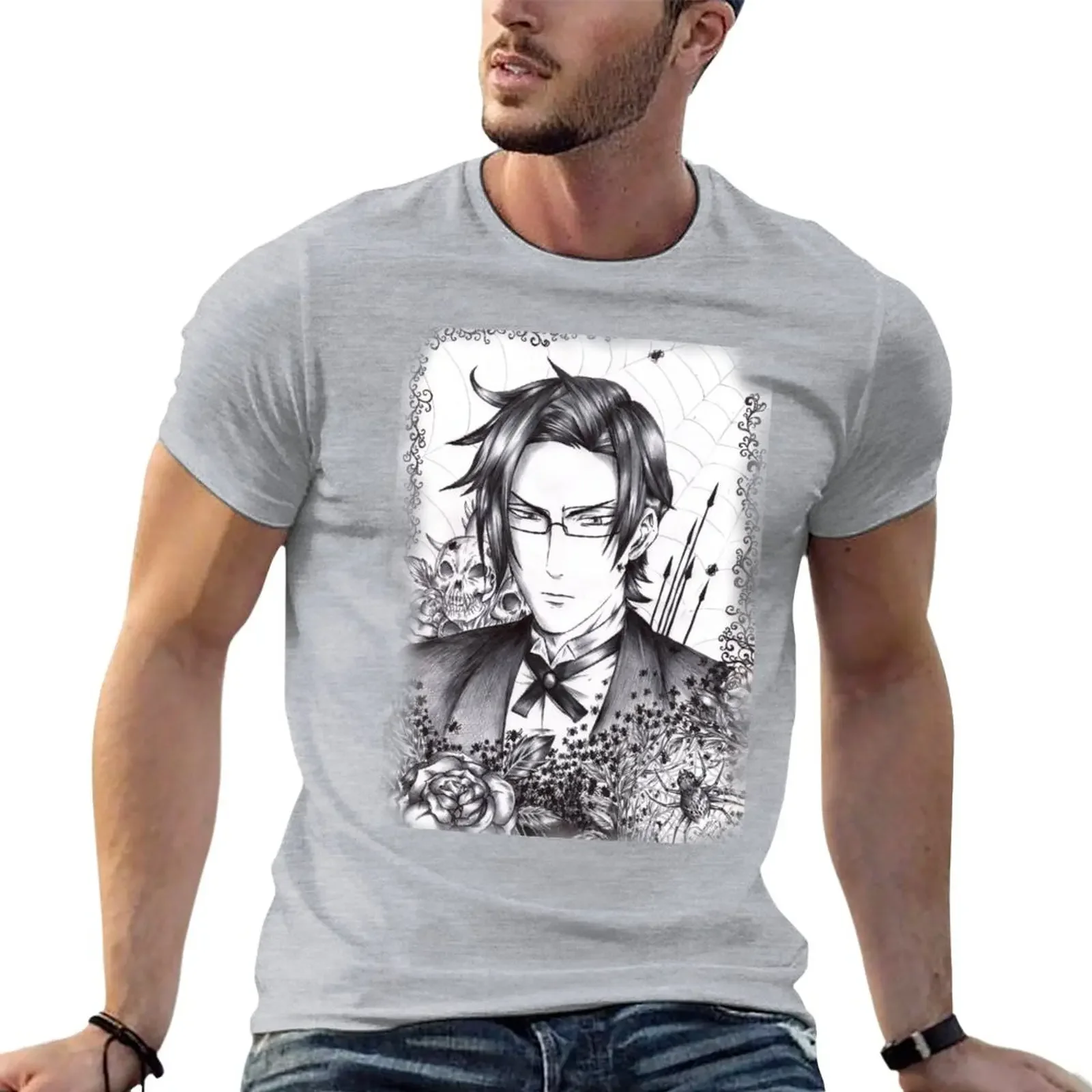 

Claude Faustus T-Shirt anime heavyweights men graphic t shirts