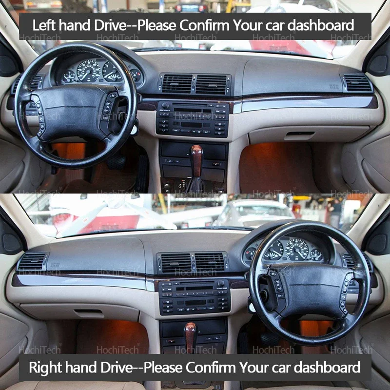 Car Dashboard Cover Dash Board Mat Carpet Pad Sunshade Cape Cushion Dashboard Cover for BMW 3 Series E46 1998-2005 - view 2