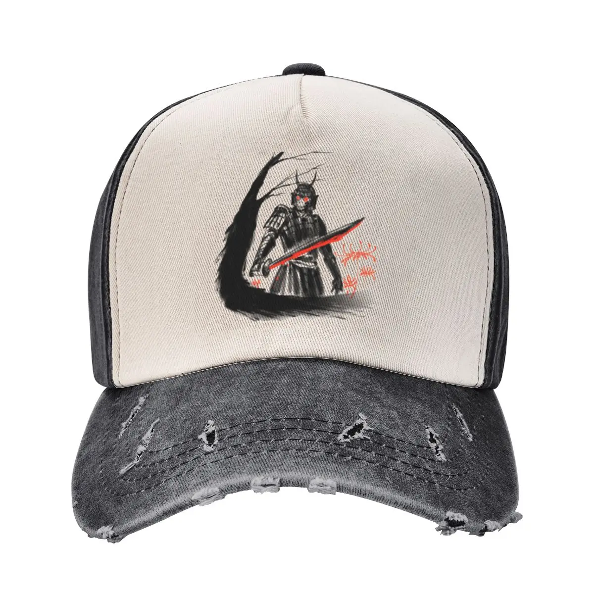 Samurai Warrior armour and Katana Baseball Cap party Hat western Hat Fluffy Hat Ball Cap Men's Women's