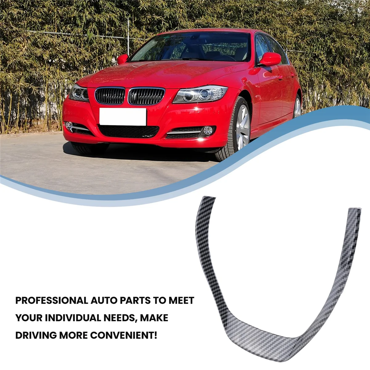 

N30R_Накладка на руль для BMW 3 серии F30 316I 318D 320D