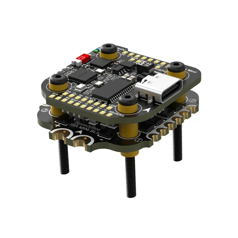 Drone Stack Kit 4-In-1 ESC Board Black For Speedybee F405 Mini BLS 35A 20X20 Stack Board