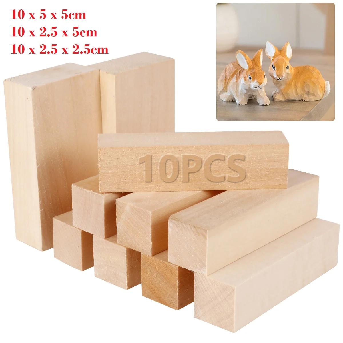10/5Pcs Linde Carving Block Unvollendete Blank Massivholz Block DIY Quadratische Würfel Handwerk Bord Modell Gebäude Carving handwerk Block