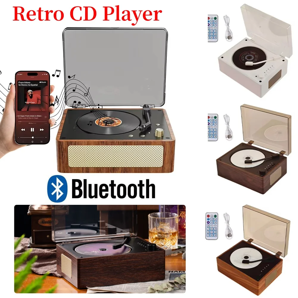 Retro Portable CD Player: My Real-World Experience with the Vintage Leather Model That Brought Back Music I Thought Was Lost