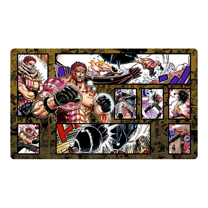 One Piece Monkey D Luffy Roronoa Zoro Hancock OPCG Comic Version Dedicated Game Single Player Battle Card Mat Anime Gift Toy