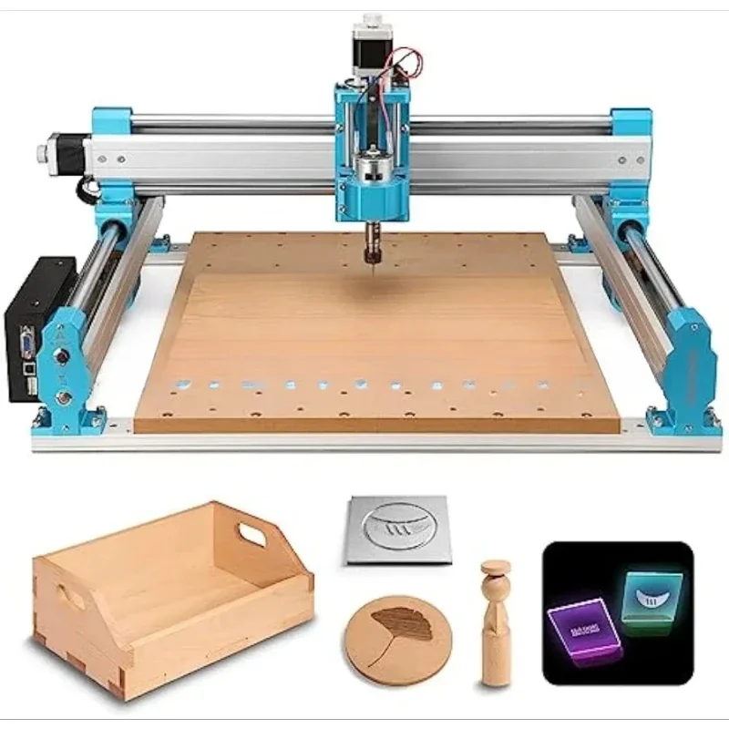 CNC Router Machine for 4040-PRO for Woodworking Metal Acrylic MDF Nylon Cutting Milling, Control, 3 Axis CNC