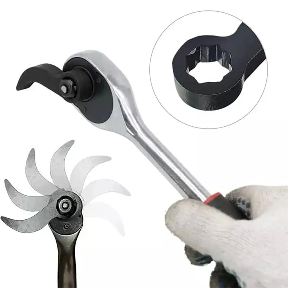 Pry Bar Wrench Adaptor Head Adapter Head Tool,Half Shaft Removal Car Repairing Tools 3/8\