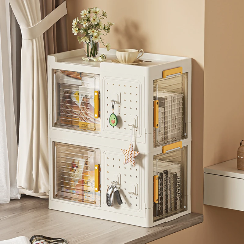 

Household Goods Movable Bookshelf Shelf Children's Toy Storage Household Trolley With Wheels Floor-to-ceiling Simple Bookcase