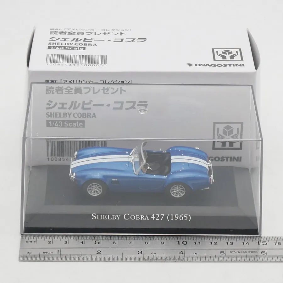 Diecast Ixo 1:43 Scale Shelby Cobra 427 1965 Convertible Alloy Car Model