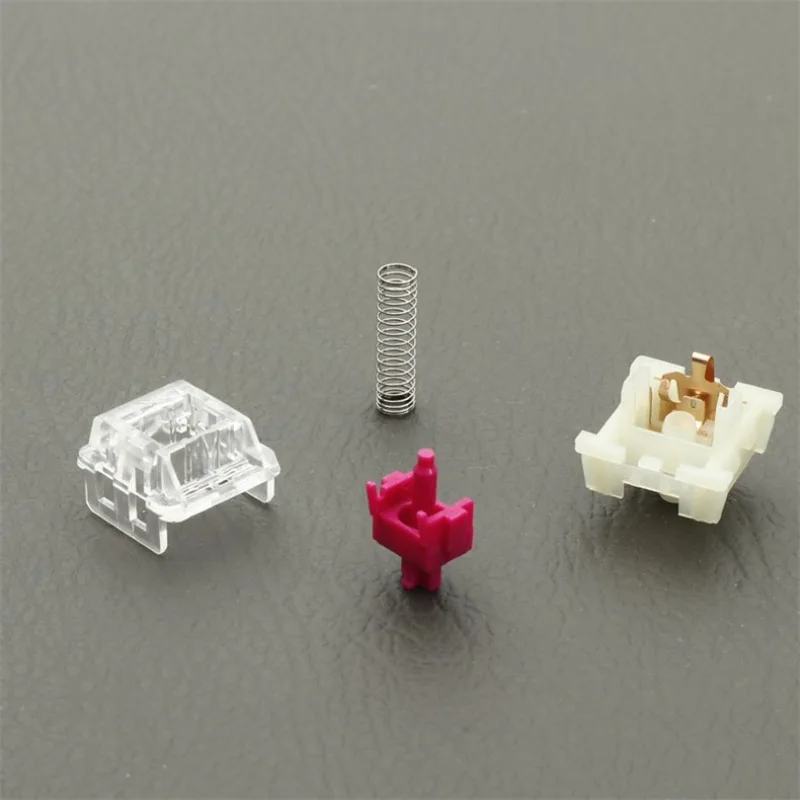 

Переключатель KTT для механической клавиатуры, винно-красного и кристаллического цвета, горячая замена, прозрачный и четкий, чувствительный и полезный, для киберспорта и офиса