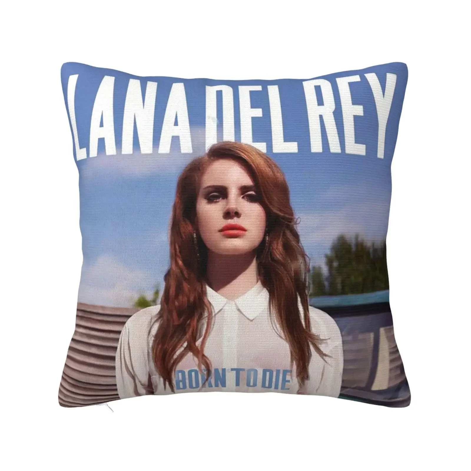 

Lana Del Rey Pillow Case Home Decor Velvet Cushion Cover for Sofa Livingroom Throw Pillow Cover Album Cover Housse De Coussin