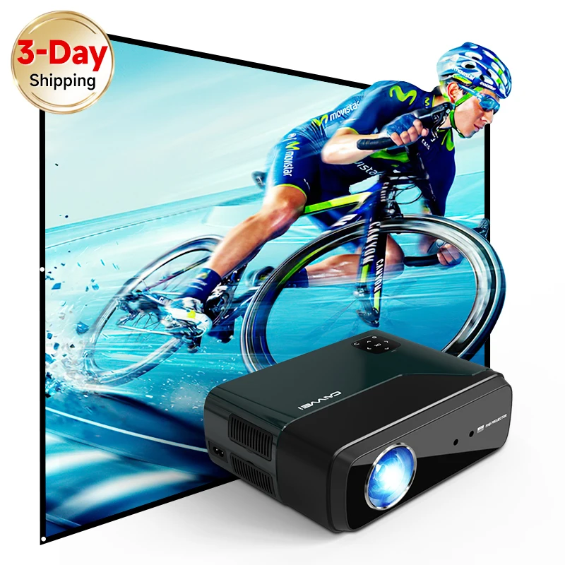 

Проектор OEM с быстрой доставкой за 3 дня, для дома и офиса, с динамиками, 1200 ANSI люмен, ультраяркий, WiFi 6, 1080P