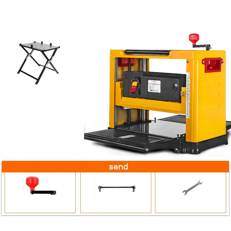 

Многофункциональный деревообрабатывающий пресс, строгальный станок, маленький Электрический строгальный станок, настольный плоский строгальный станок, автоматическая подача и шлифовка