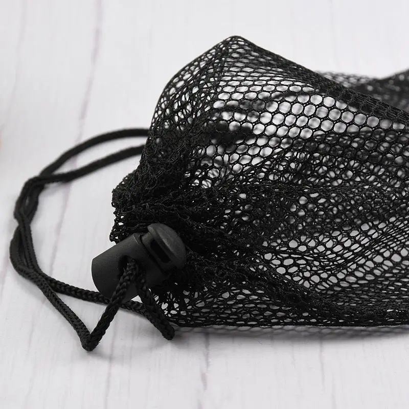 1pcs Durable Nylon Mesh Drawstring Storage Pouch Bag Multi Purpose Home Travel Outdoor Activity Pouch Laundry Bag