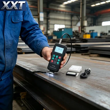 XXT Professional Ultrasonic Coating Thickness Measuring Equipment For Metal Surface Layer Thickness Parameter Recording