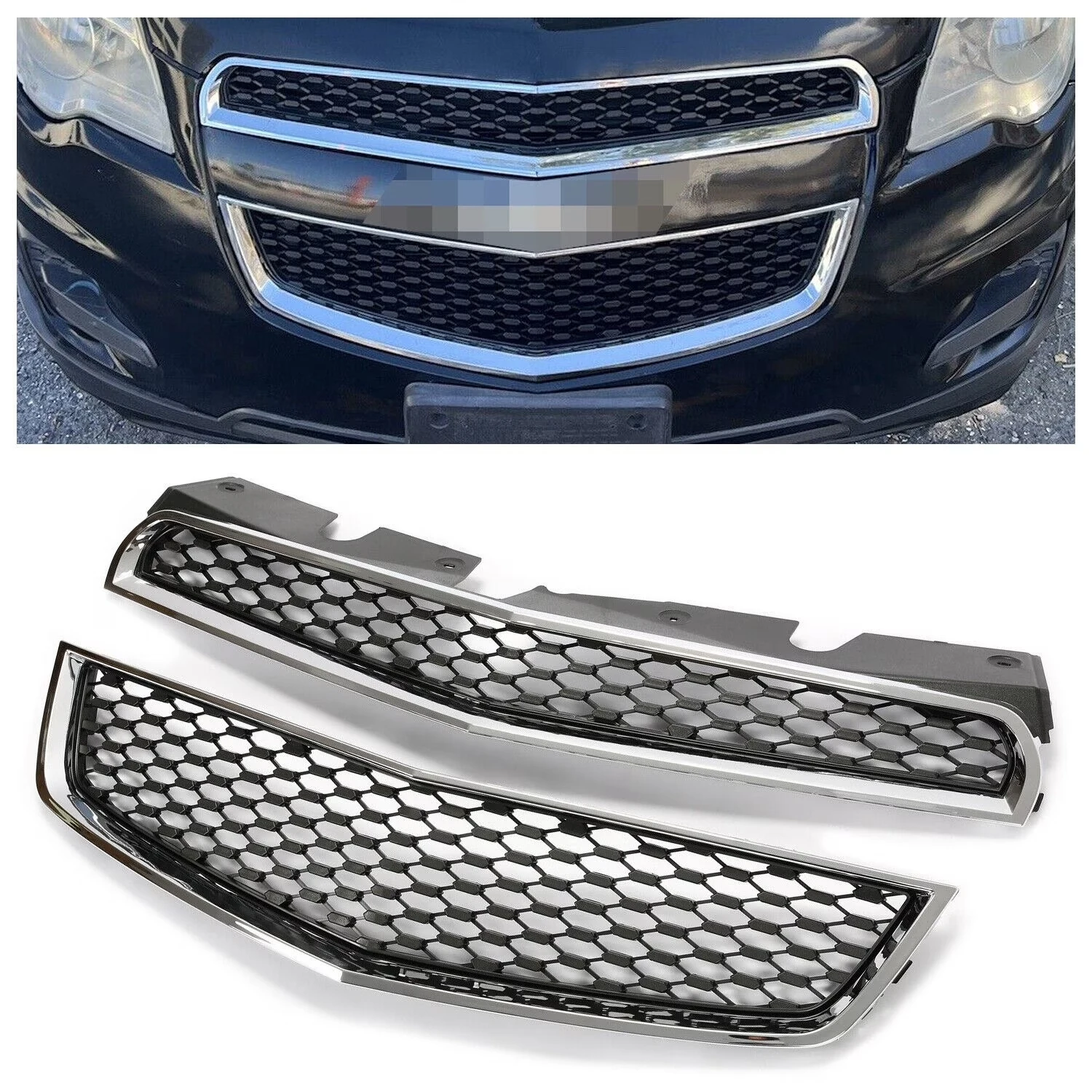 

FOR Chevrolet Equinox 2010-2015 FrontGrille Electroplating Kit OE 20950271