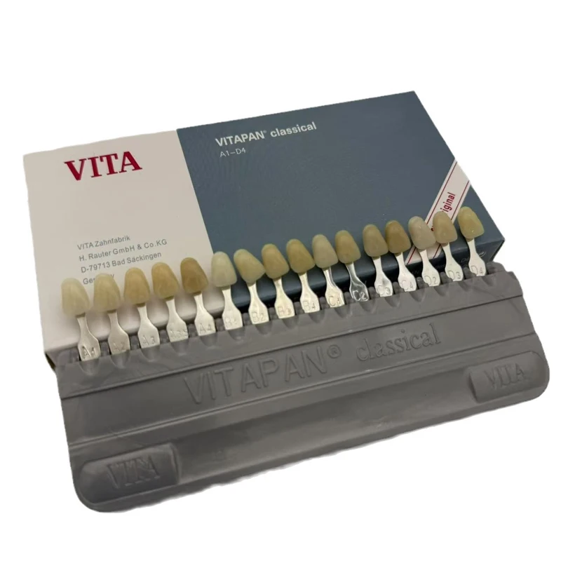 Tandheelkunde Vita16 kleur esthetisch kleurenpalet Kleurvergelijkingsgereedschap voor tandheelkunde Tandmodel Colorimetrische plaat