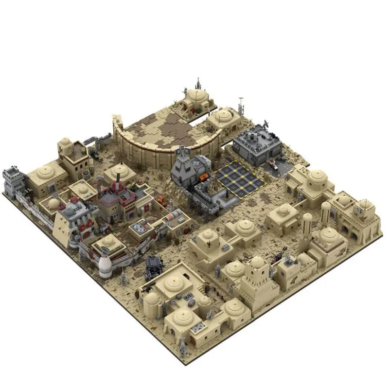 

Изготовленные на заказ детали MOC-76005 Mos Eisley Cantina и Tatooine At War Series 28842.
