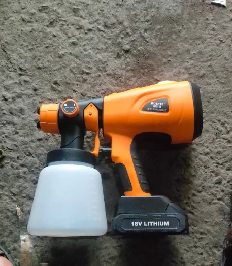 

500W Cordless Lithium Paint Spray Gun - High Power Detachable Electric Sprayer for Latex/Wall/DIY - Lightweight & Efficient