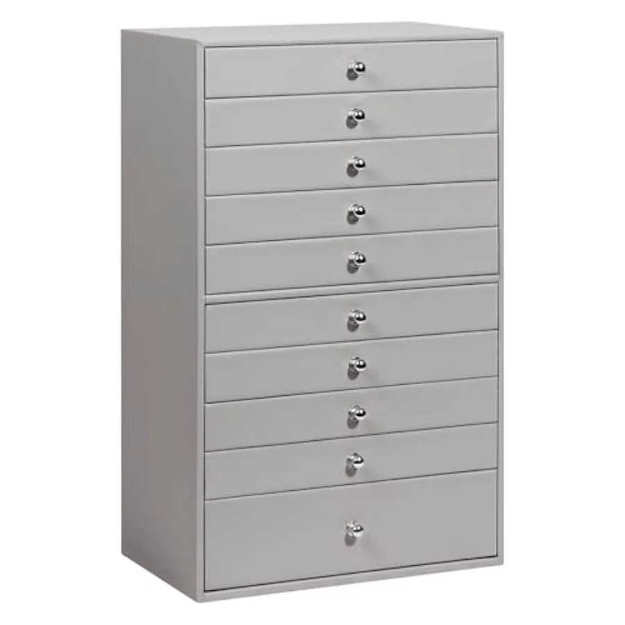 

Large Jewelry Box Jewelry Case with 10 Drawers for Big and Small Jewelry Jewelry Storage Organizer for Watch Earrings Necklace