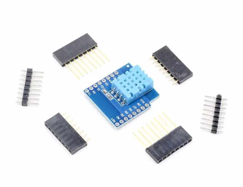 DHT11 Wemos D1 Mini Expanding Board Single Bus Digital Temperature and Humidity Sensor Shield Module Connector