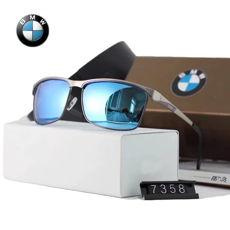 AliExpress BMW BWM Luxury Polarized Sunglasses Men UV Anti-Glare Driving Cycling Fishing Outdoor Beach Hiking Sunglasses Mirror Color Film 58