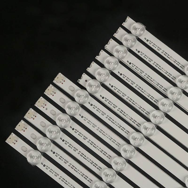 12PCS LED backlight strip TV for LG 6916L-0882A 0913A 6916L-1028A 1029A 42LM340T 42LM3700 42LS3400 42LM3400 LC420DUN SE R2