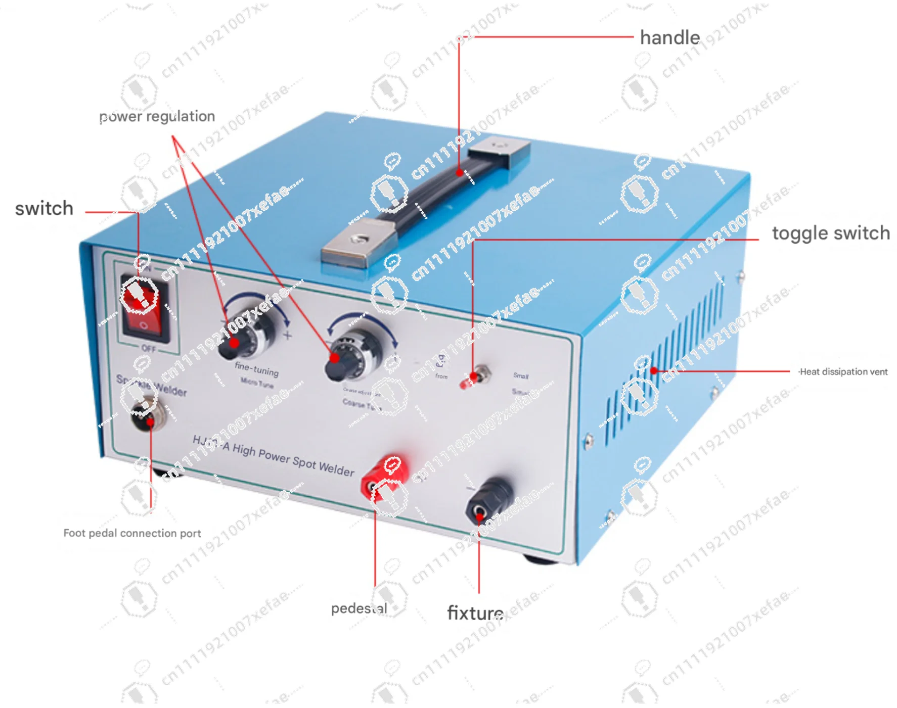 

80A Pulse Spot Welding Machine Necklace Round Welding Machine Jewelry Spot Welding Machine