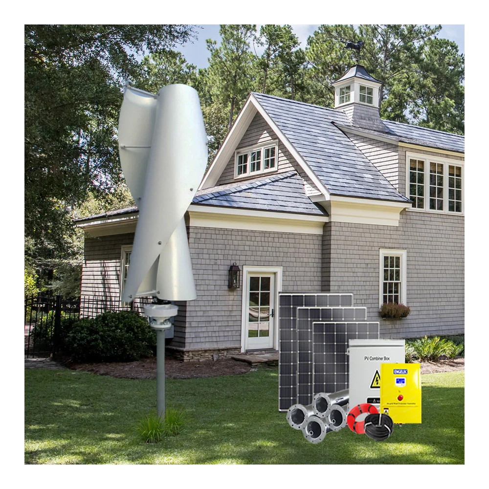 

High Efficiency Vawt Helical Spiral Type 1kw 3kw 20kw 15kw 10 kw 5 kw Vertical Axis Wind Turbine Generator