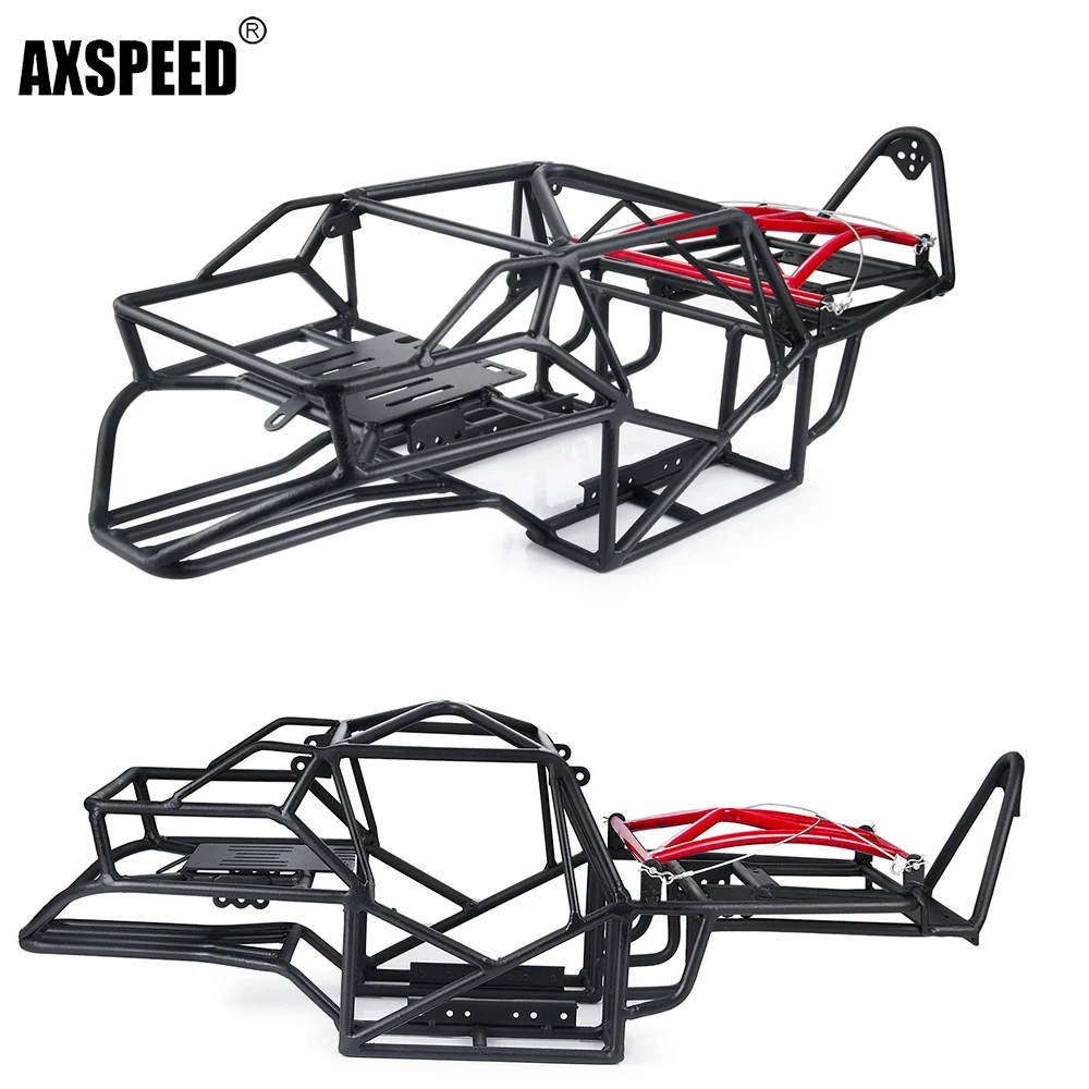 

AXSPEED Steel Metal Chassis Roll Cage Frame Body Parts for Wraith 90018 1/10 RC Rock Crawlers Car Parts