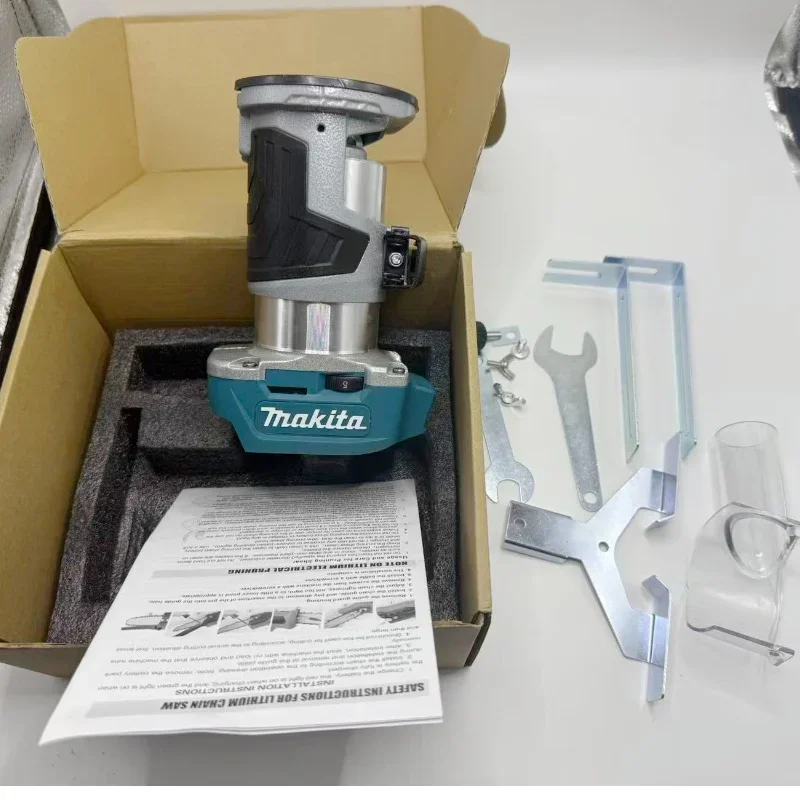 

Hot Brushless Electric Trimmer 5-speed Trimming Woodworking Machine Wood Router Milling Engraving Slotting ForMakita 18V Battery