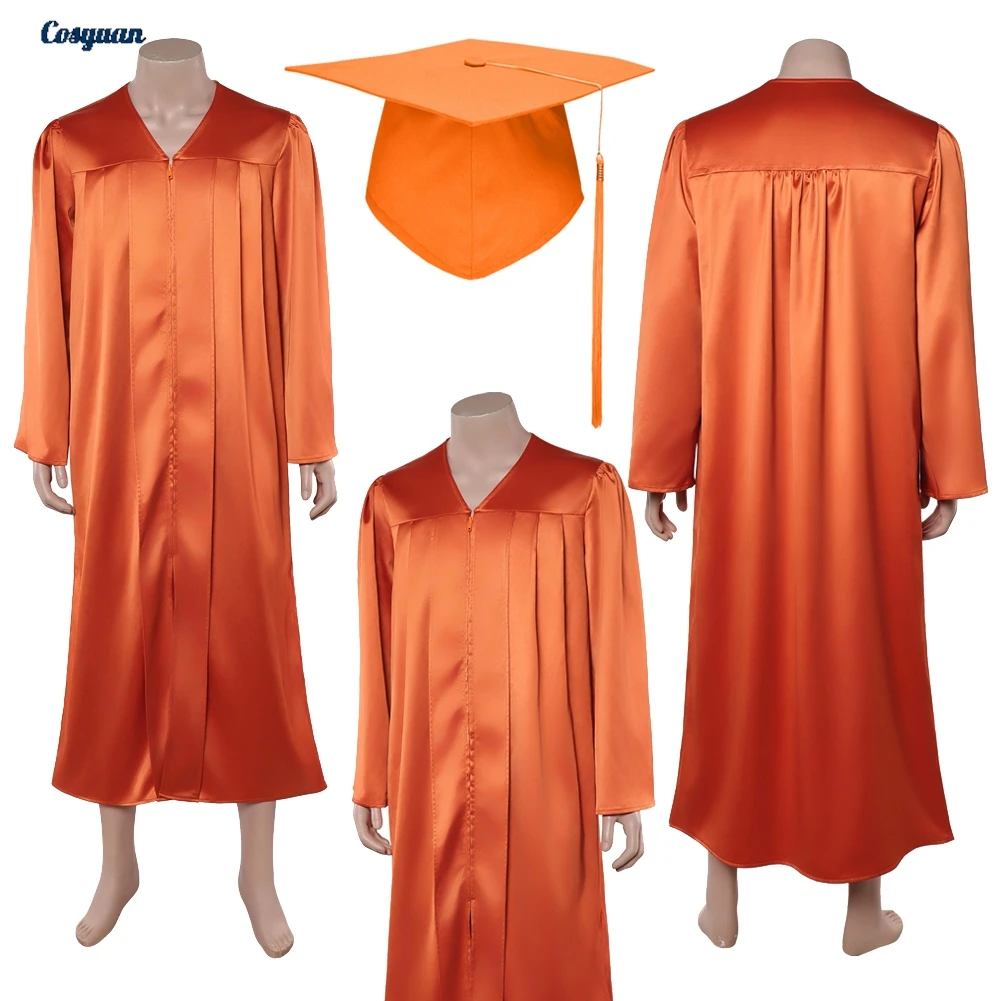 

TV ST 5 Coaplay Dustin Henderson Bachelor Gown Hat Clothes Men Party Disguise Roleplay Halloween Costume Carnival Outfits Suits