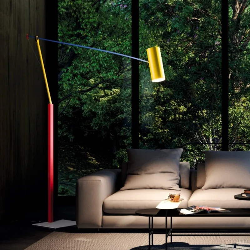 Long Arm Lights Metal Rainbow Lamp Bedroom Joint Rotating Height Adjustable Children Room Decoration Light Desk Lamp Floor Lamp