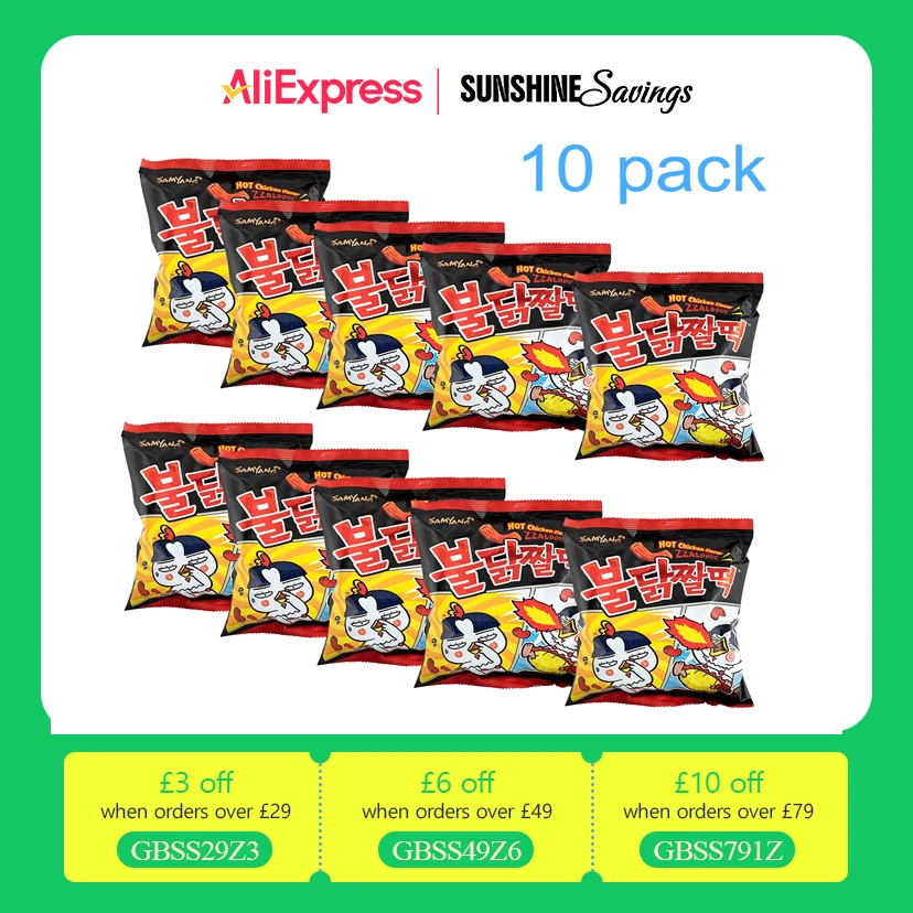 Samyang-Hot Chicken Flavour Zzaldduk Snack-120g*10pack