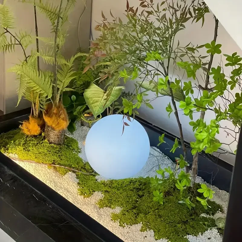 100 cm * 100 cm künstlicher Moos-Teppich, Aquascape, bionischer Rasen, künstliches Moos, Mikrolandschaftsgestaltung, Rasen, Bonsai, Topfpflanzen, Pflasterung – Detail 3