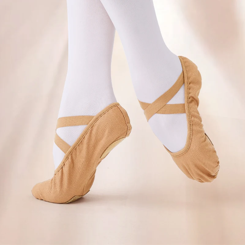 Scarpe da balletto da donna pantofole da balletto professionali per ragazze scarpe da ballo con suola divisa scarpe da allenamento per la danza da donna