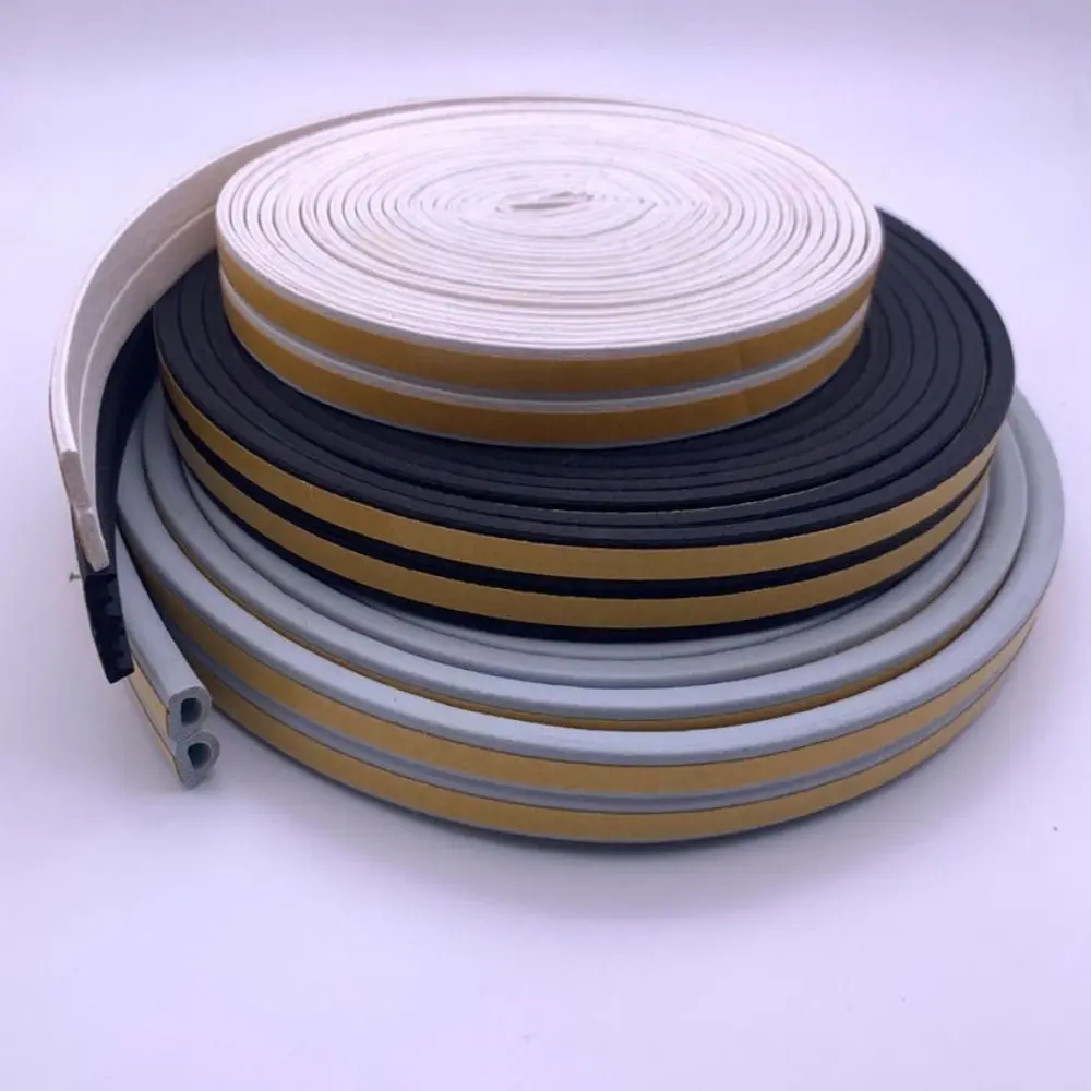 New Foam Door Seal Strip 6Meters Flexible Weatherstrip Soundproof Windproof Seal Stopper Window