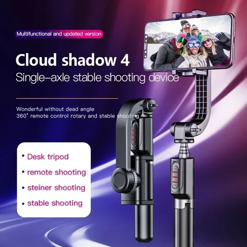 Imagen 2 del producto LISCN estabilizador de cardán trípode para teléfono móvil palo de Selfie palo de Selfie ajustable para teléfono inteligente Gopro Vlog Record