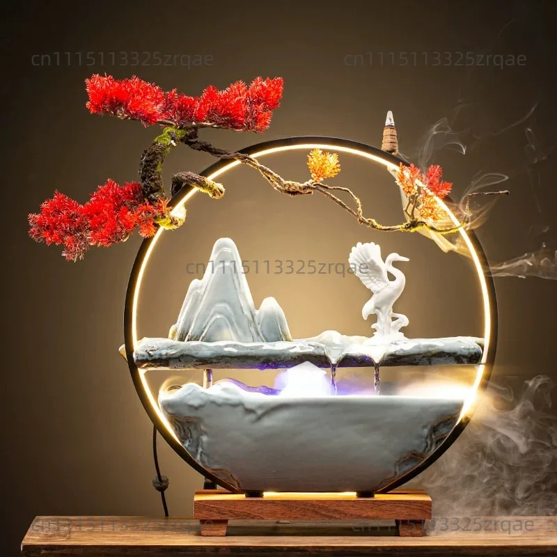 Office lucky water making money ornament desktop living room ceramic creative humidifier housewarming new home opening gift