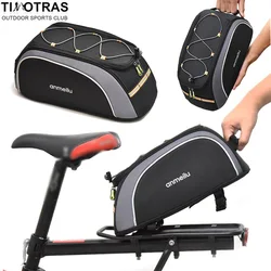 Bicycle Rear Bag Cycling Seat Rack Storage Trunk Handbag Pannier Travel Riding Mountain Road Large Capacity Bike Bags 2023