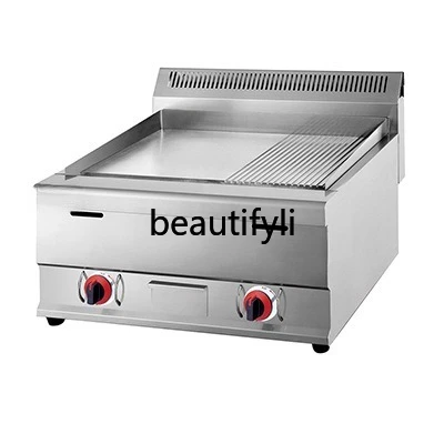 Desktop-Pfannkuchen-Bratofen aus Edelstahl, Catering-Stall, Gasbraten, Steakofen, kommerzielle Maschine